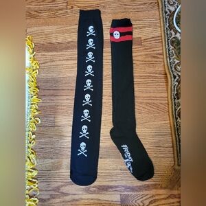 ⚠️LAST CALL⚠️ HORROR GOTH SOCKS | 2 pairs of socks Friday the 13th Jason Pirate